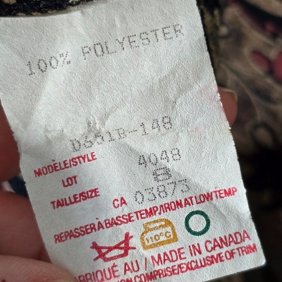 Braemar Jeremy Scott Women Maxi Dress Size 8 Tie Back Aztec Print Summer Vintage - Picture 6 of 15